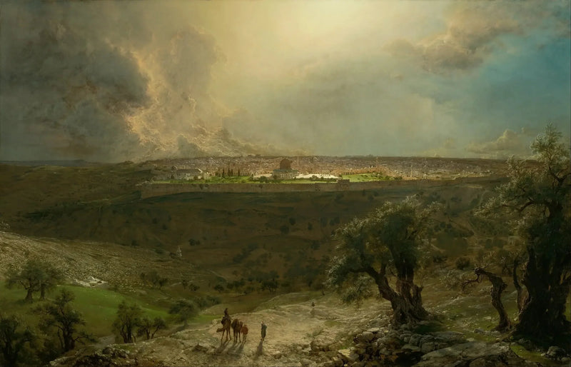 Jerusalem vom Ölberg - Frederic Edwin Church