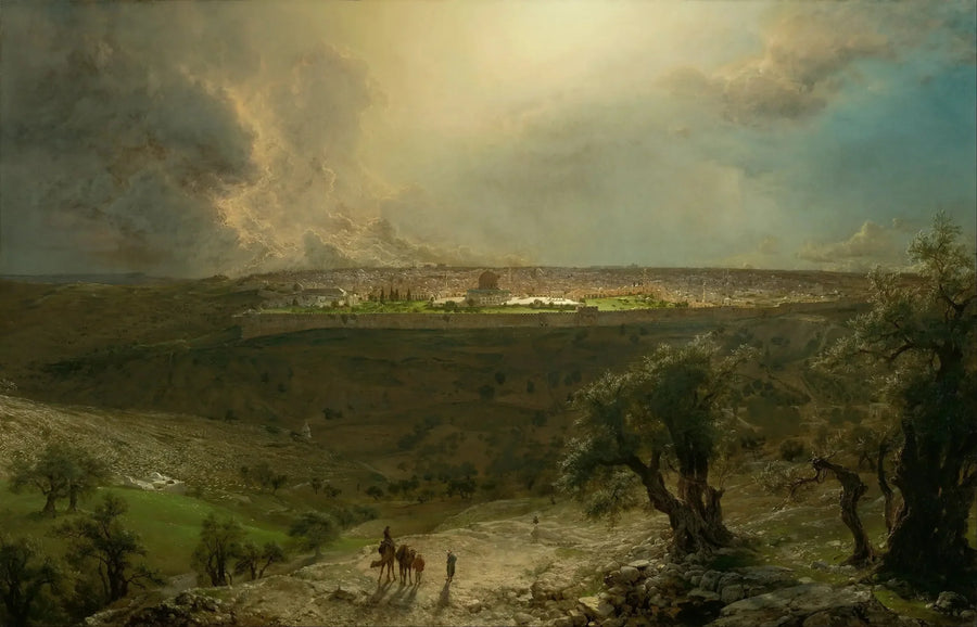 Jerusalem vom Ölberg - Frederic Edwin Church