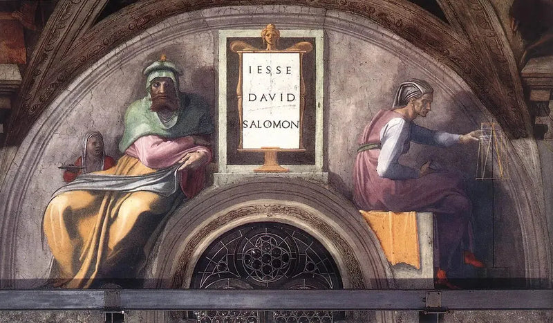 Jessé, David und Salomon - Michelangelo