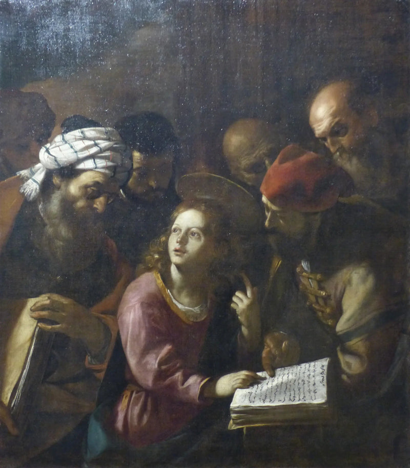 Jesus in der Mitte der Ärzte - Mattia Preti