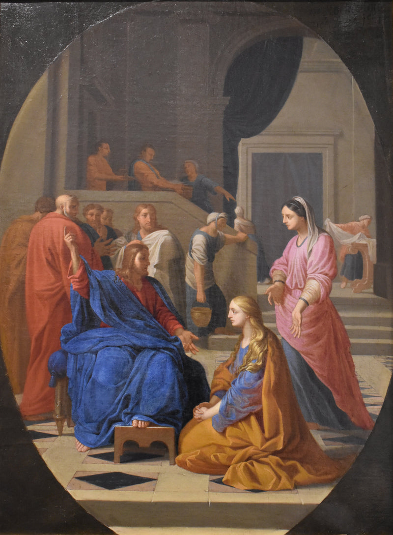 Jesus bei Maria und Marta - Eustache Le Sueur