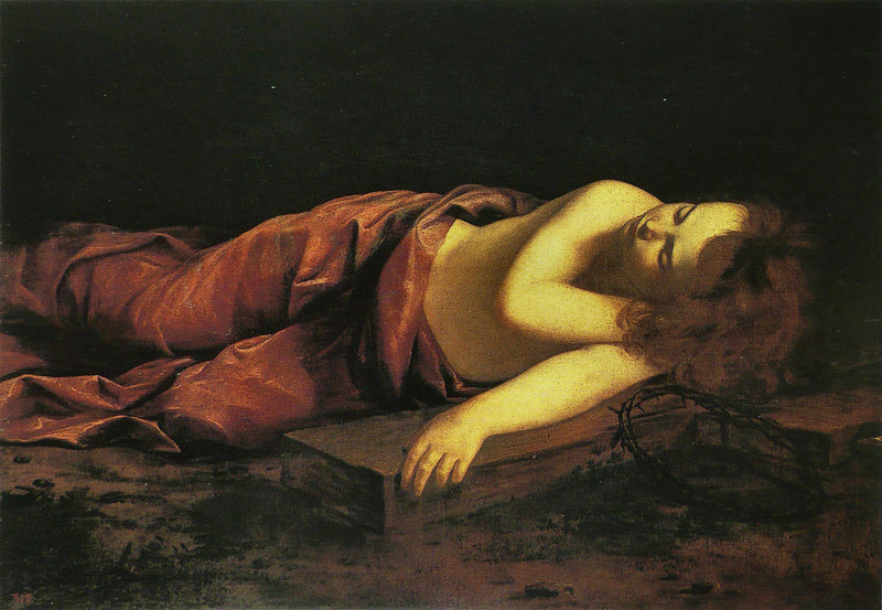 Jesus schläft am Kreuz - Orazio Gentileschi