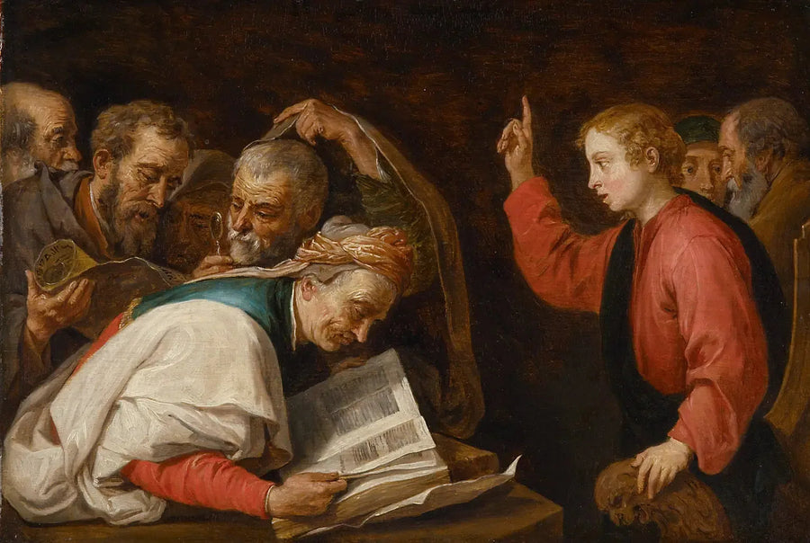 Jesus unter den Schriftgelehrten - David Teniers der Jüngere