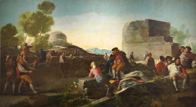 Ballspiel mit Schläger - Francisco de Goya