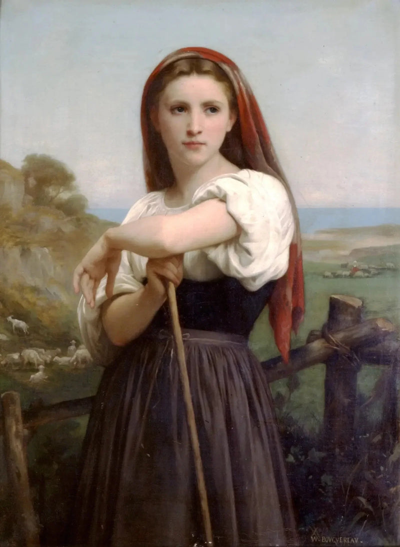 Junge Hirtin - Bouguereau