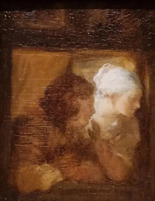 Junges Paar am Fenster - Jean-Honoré Fragonard