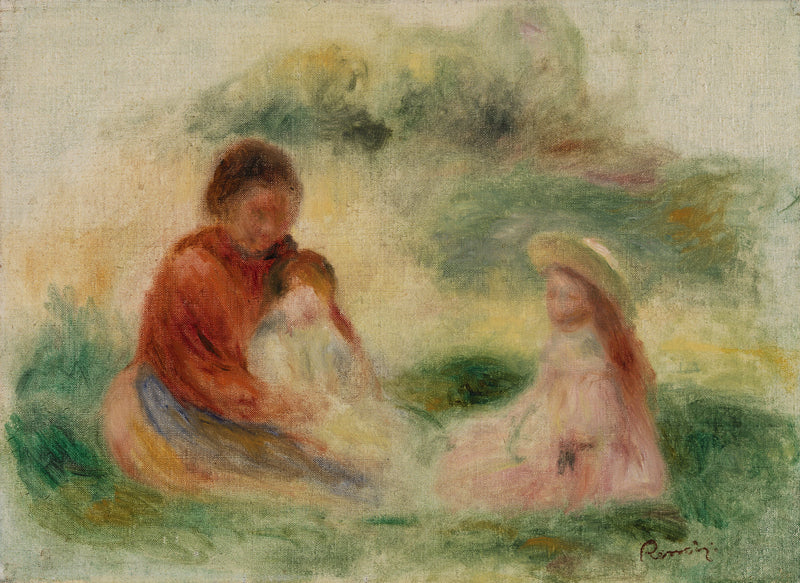 Junge Familie (Die junge Familie) - Pierre-Auguste Renoir