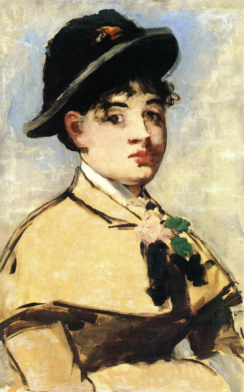 Junge Frau mit Pelerine - Édouard Manet