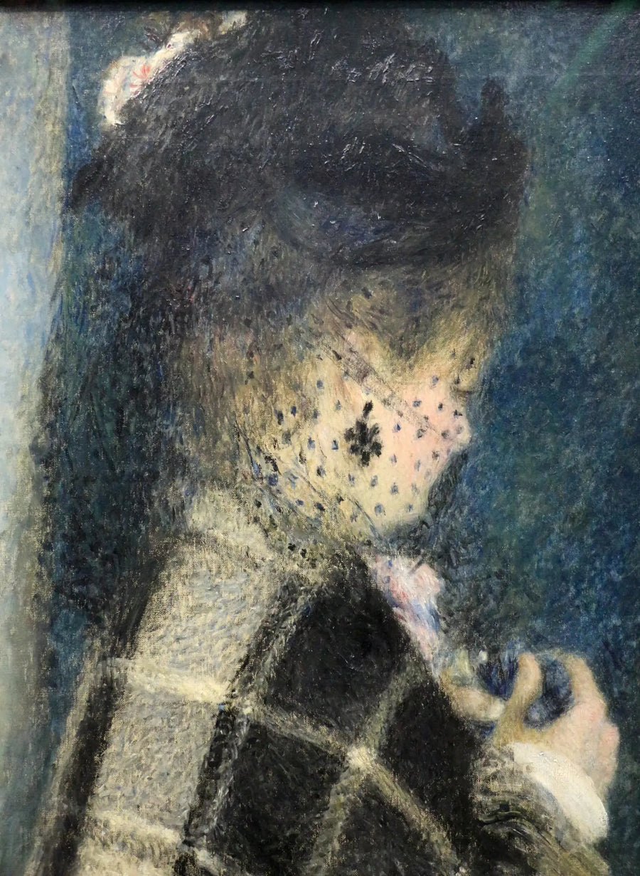 Junge Frau mit Schleier - Pierre-Auguste Renoir