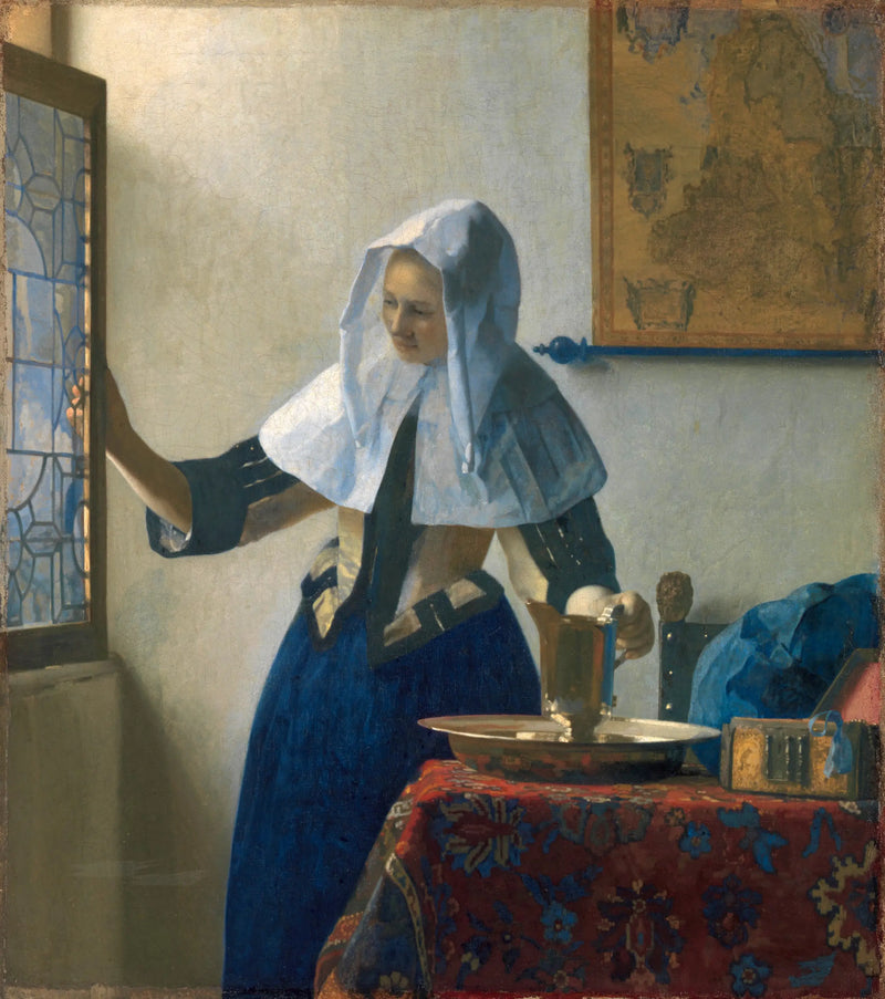 Junge Frau mit Kanne - Johannes Vermeer