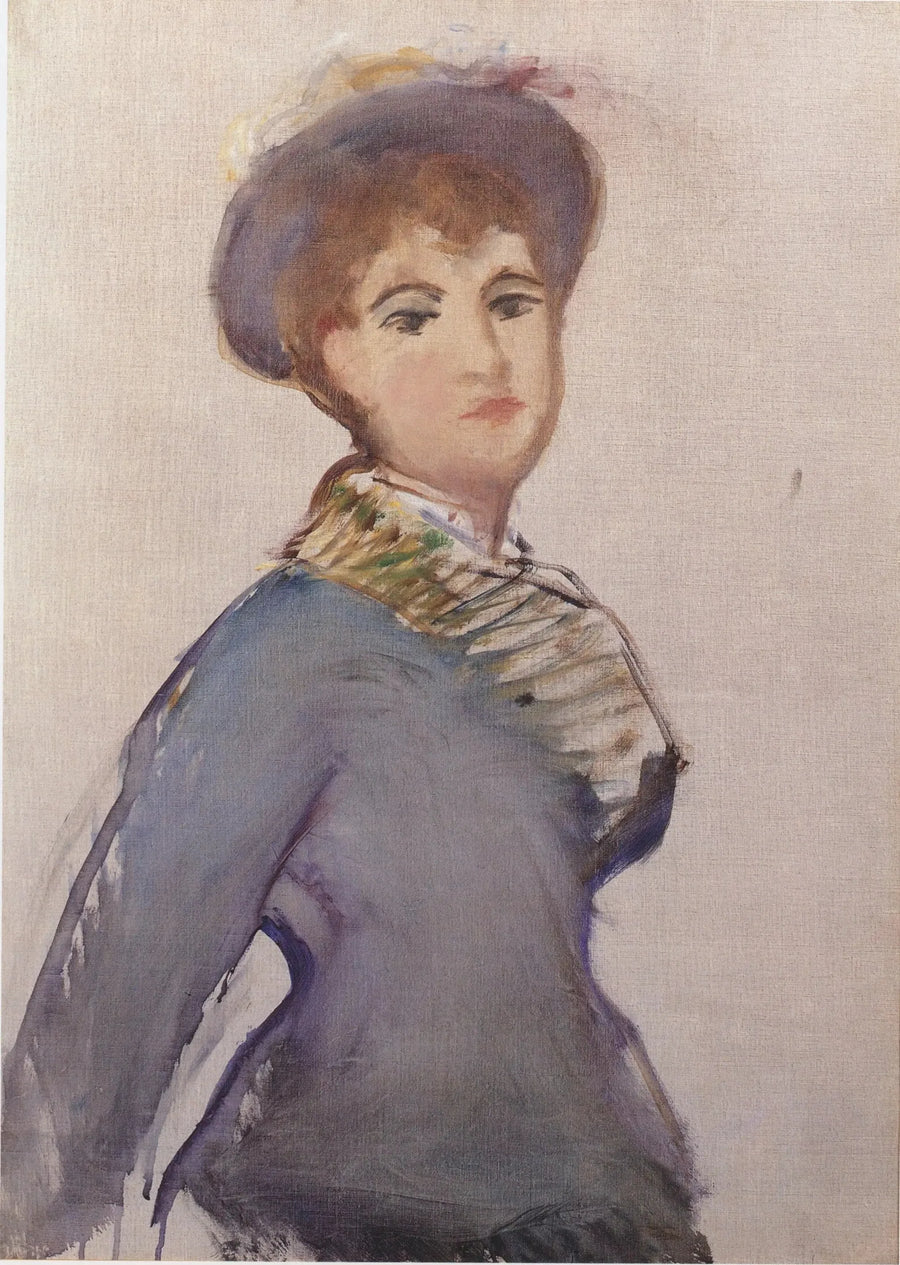 Junge Frau in Halbfigur - Édouard Manet