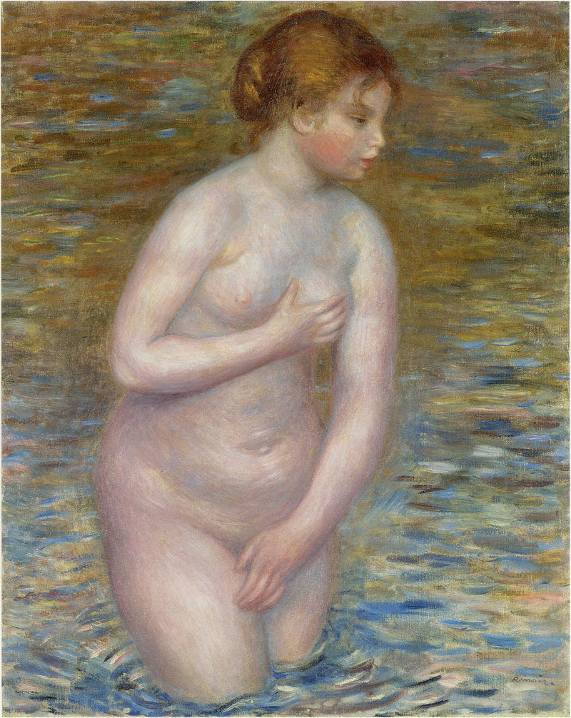 Nackt im Wasser - Pierre-Auguste Renoir