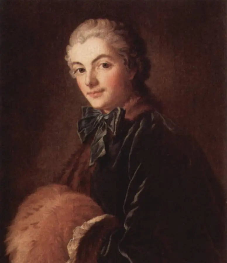 Junge Frau mit Manschette - François Boucher