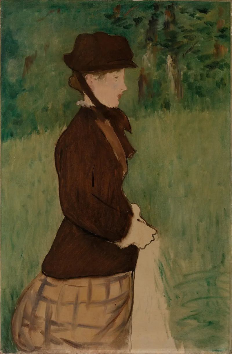 Junge Frau im Garten - Édouard Manet