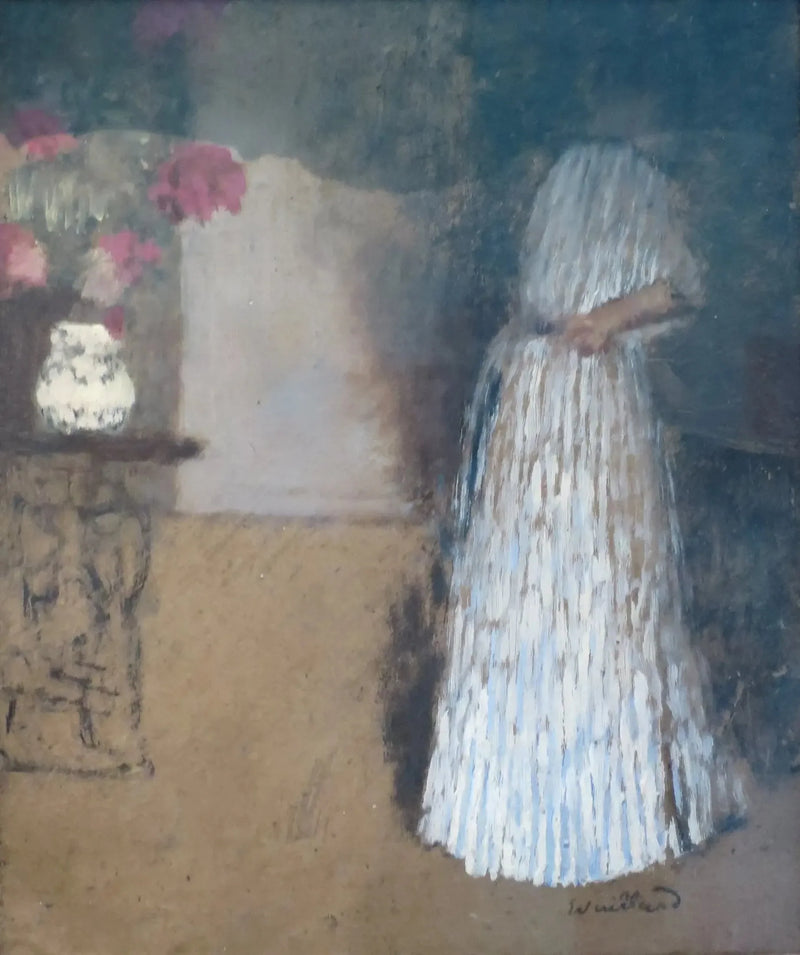 Junge Frau in einem Raum - Édouard Vuillard