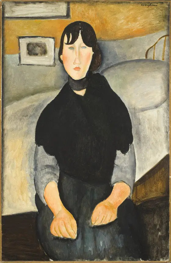 Junge Frau aus dem Volk - Amedeo Modigliani