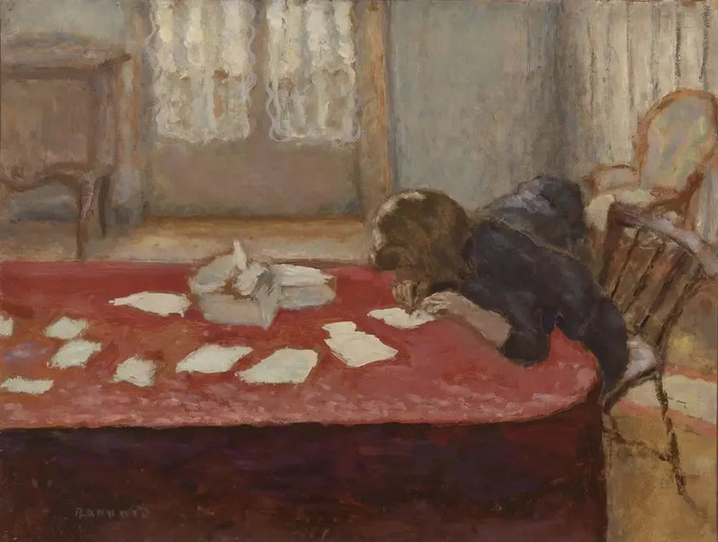 Junge Frau beim Schreiben - Pierre Bonnard