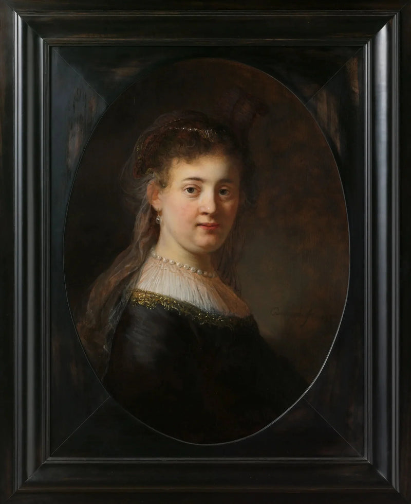 Junge Frau in fantastischem Kostüm - Rembrandt