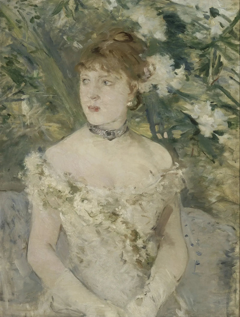 Junge Frau in Balltoilette - Berthe Morisot