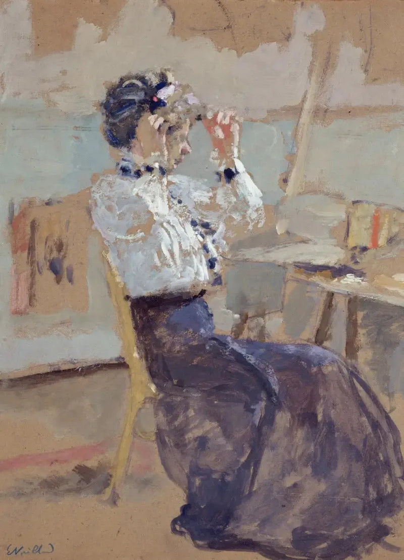 Junge Frau trägt einen Hut - Édouard Vuillard