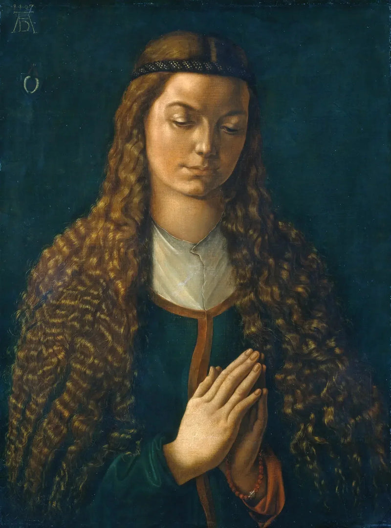 Junge Frau, die schwebenden Haare - Albrecht Dürer