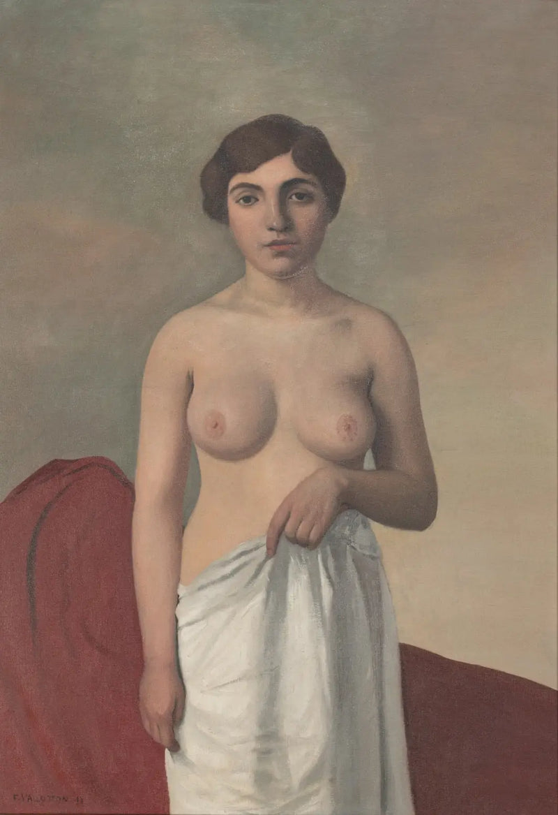 Junge nackte Frau stehend - Félix Vallotton