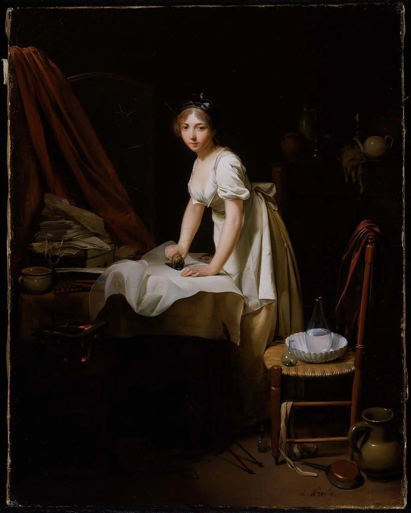 Junge Frau beim Bügeln - Louis-Léopold Boilly