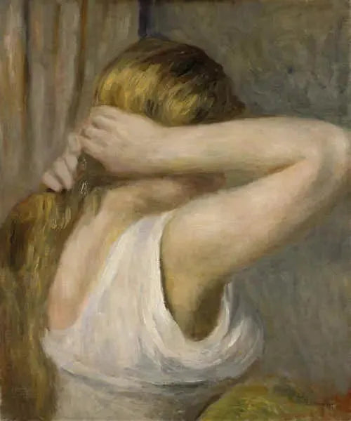 Mädchen mit erhobenen Armen - Pierre-Auguste Renoir