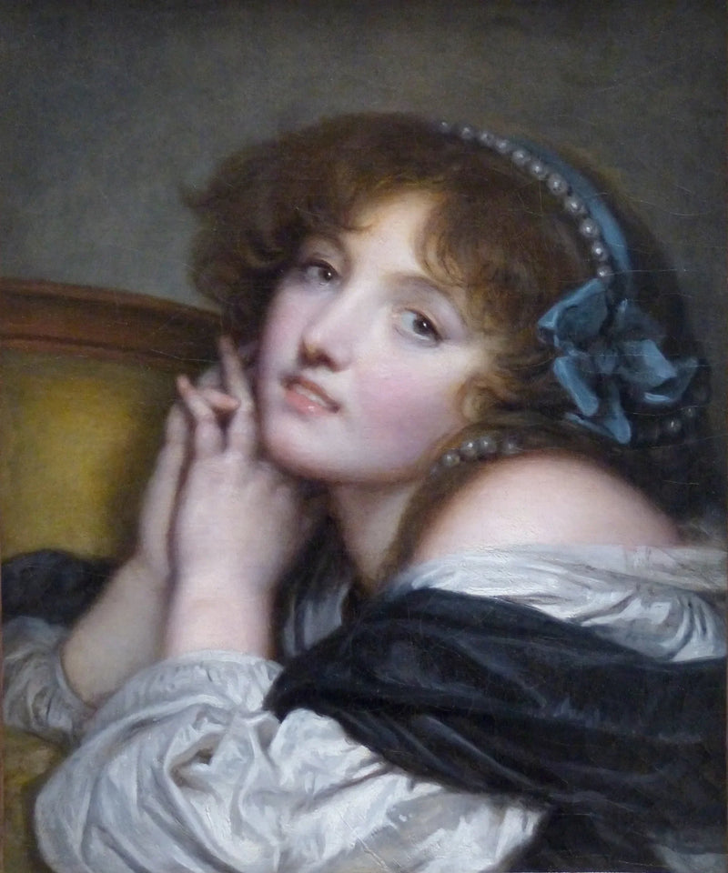 Junges Mädchen mit gefalteten Händen - Jean-Baptiste Greuze