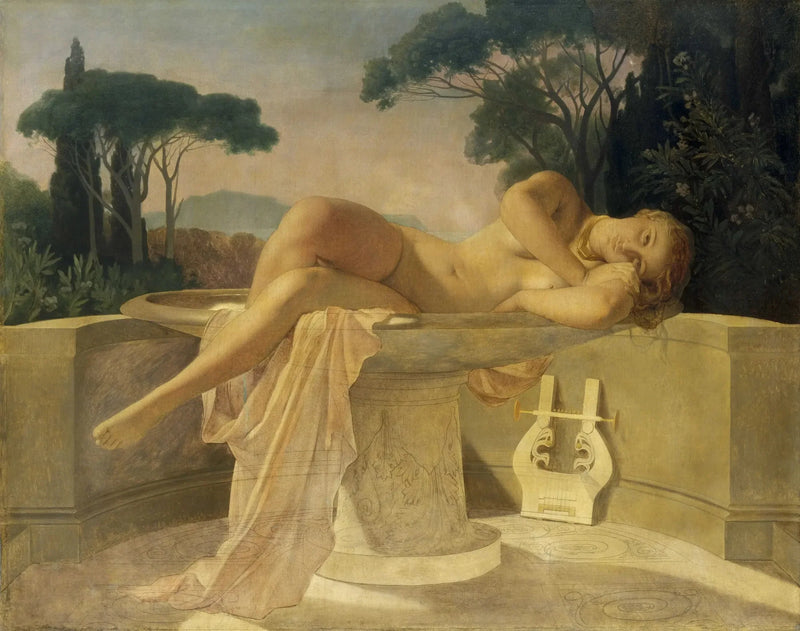 Junge Mädchen in einer Vase - Paul Delaroche