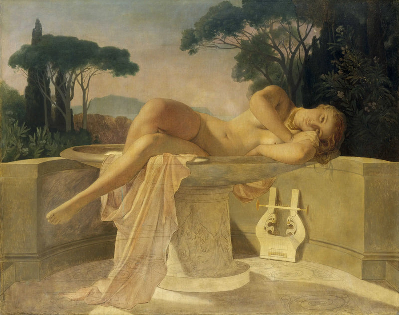 Junge Mädchen in einer Vase - Paul Delaroche