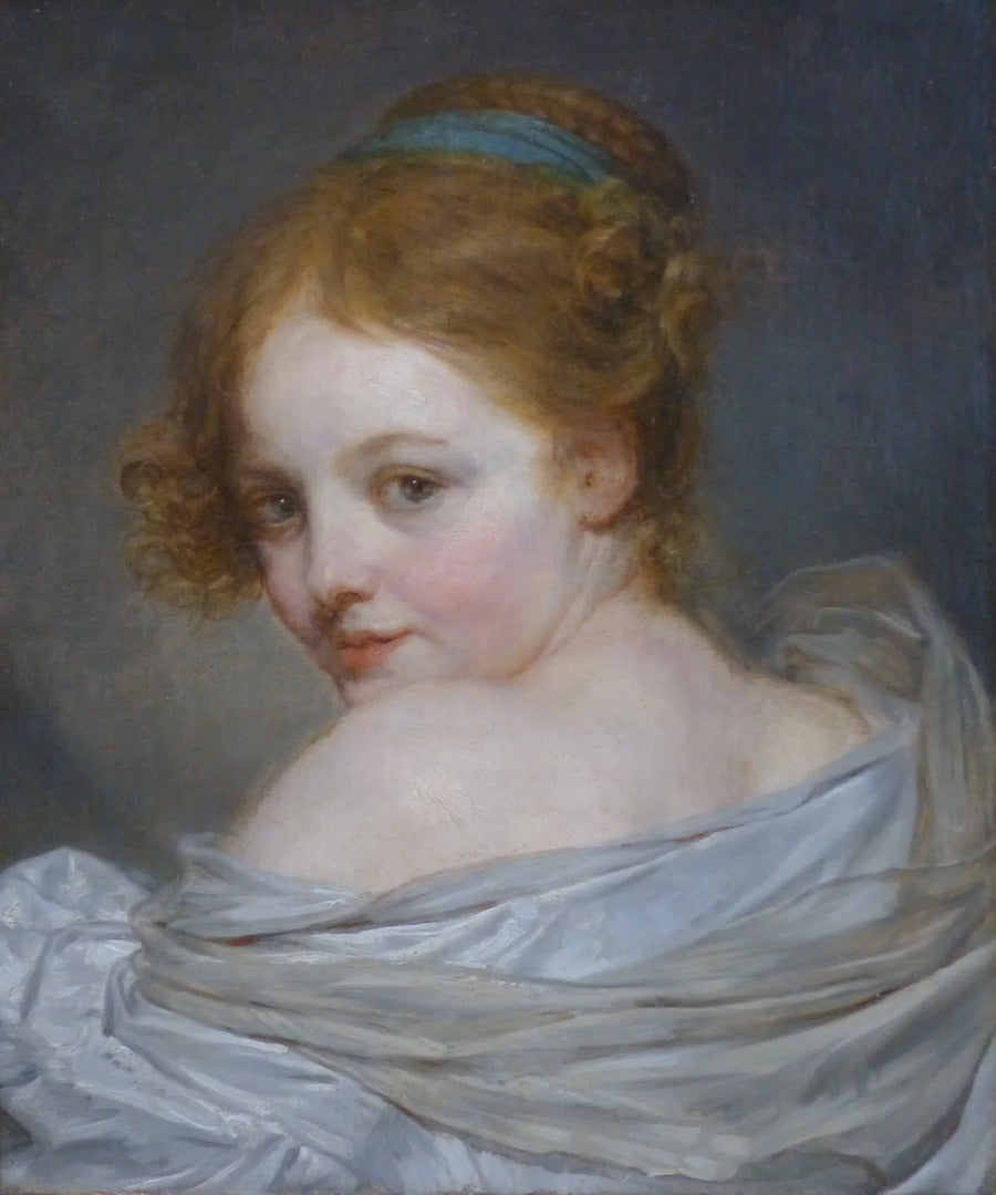 Mädchen von hinten - Jean-Baptiste Greuze
