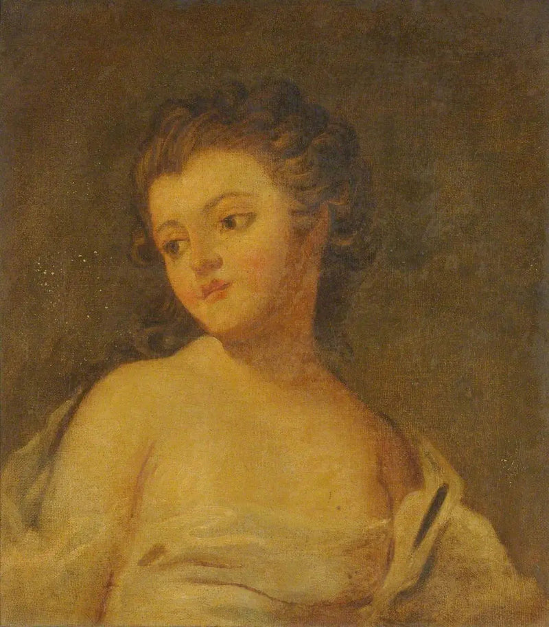 Junge Frau, in einem Kleid gehüllt - Joshua Reynolds