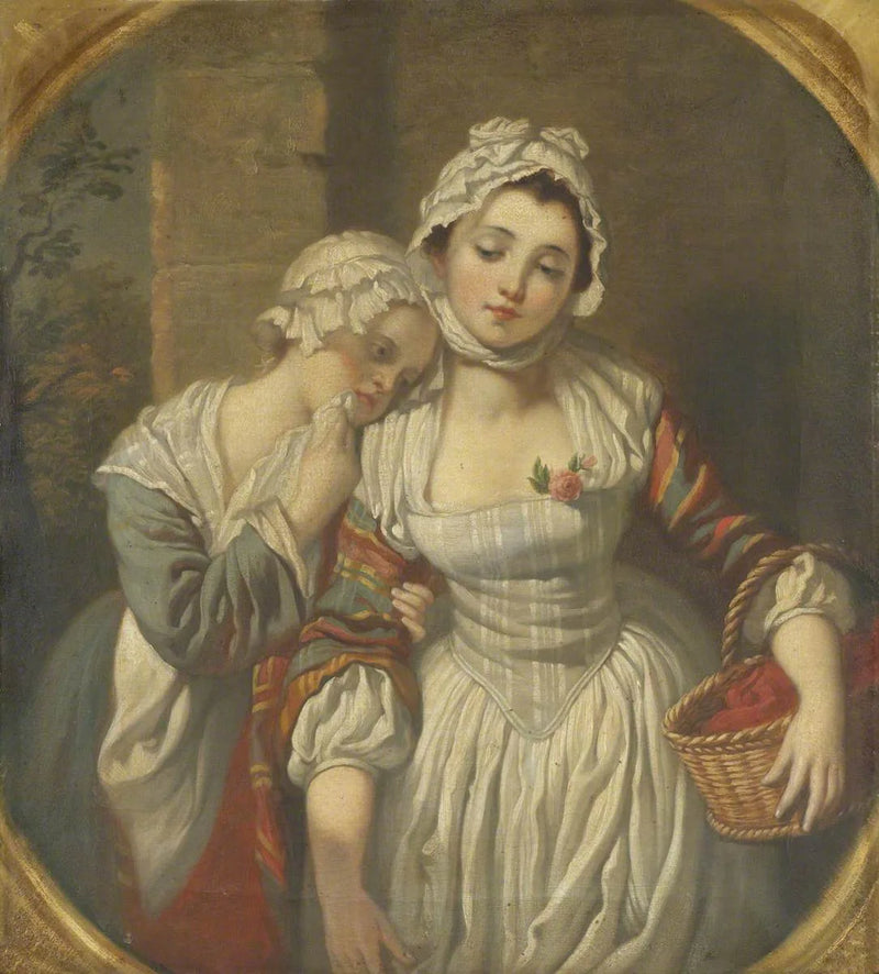 Junge Frau und ihre Dienerin - Jean-Baptiste Greuze