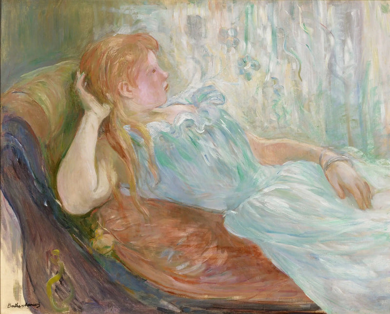 Junge Frau liegend - Berthe Morisot