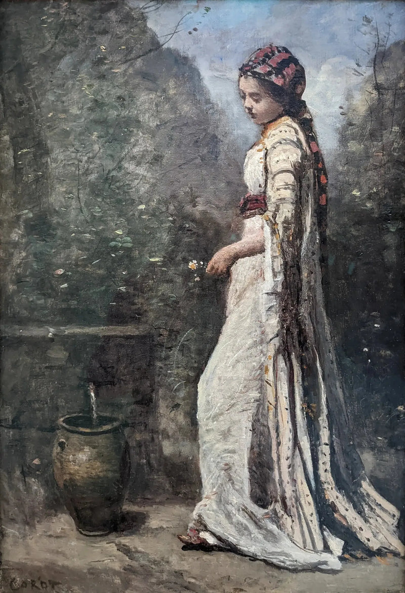 Junges griechisches Mädchen am Brunnen - Jean-Baptiste Camille Corot