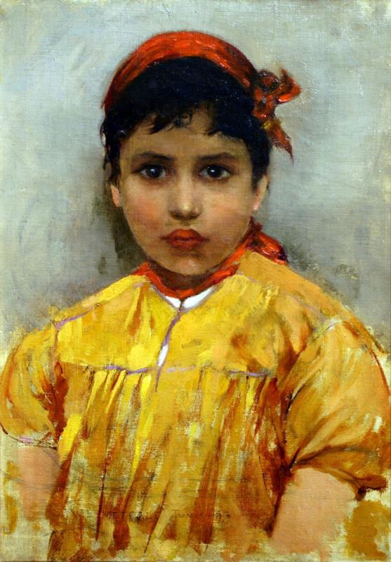 Jüdisches Mädchen, Tunis - Willard Metcalf