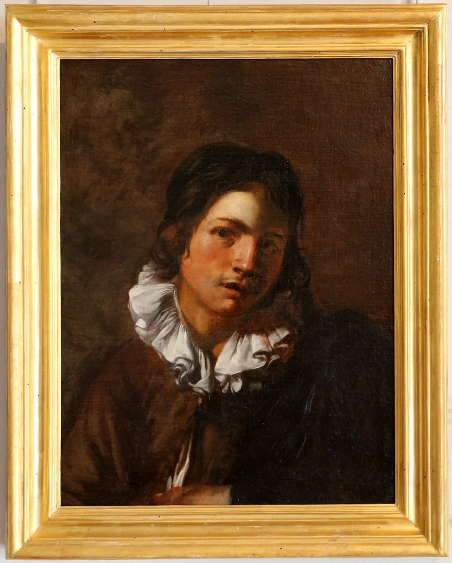 Junger Mann mit Stehkragen - Simon Vouet