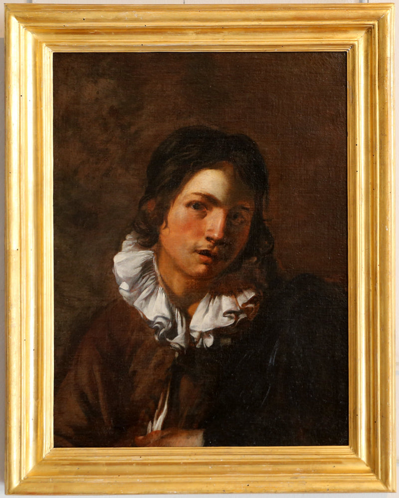 Junger Mann mit Stehkragen - Simon Vouet