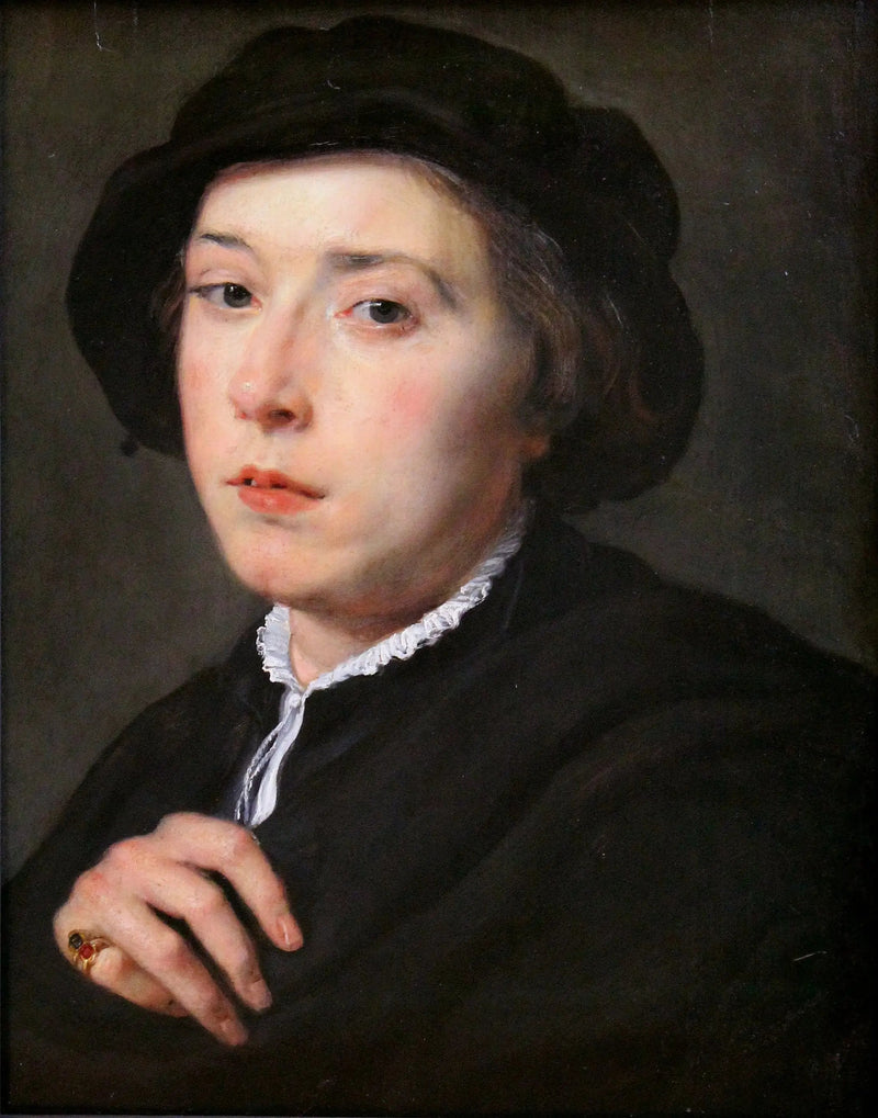 Junger Mann mit einem schwarzen Hut - Peter Paul Rubens