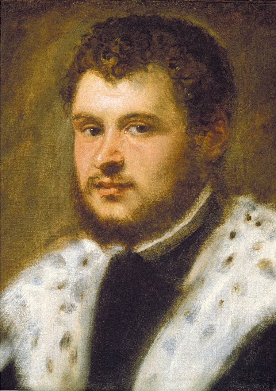 Junger Mann mit Bart - Jacopo Tintoretto