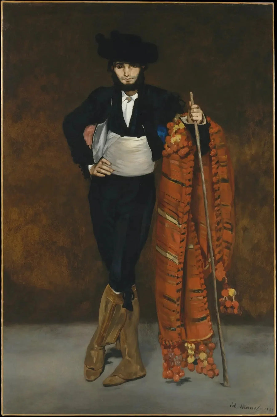 Junger Mann in Majokostüm - Édouard Manet