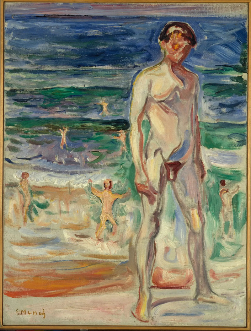 Junger Mann am Strand - Edvard Munch