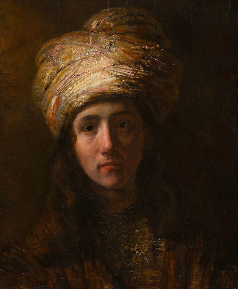 Junger Mann mit Turban - Rembrandt