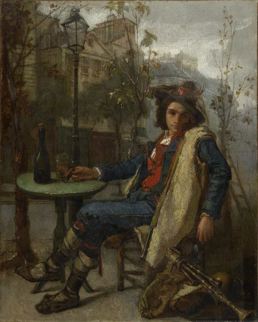 Jeune musicien de rue italien - Thomas Couture image 1 reproduction réalisée par Alpha Reproduction