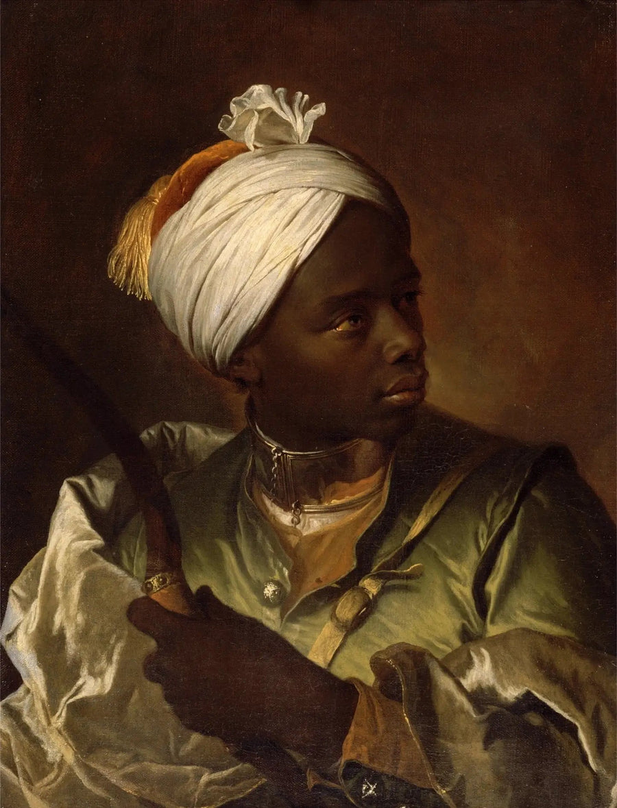 Junger Schwarzer mit Bogen - Hyacinthe Rigaud