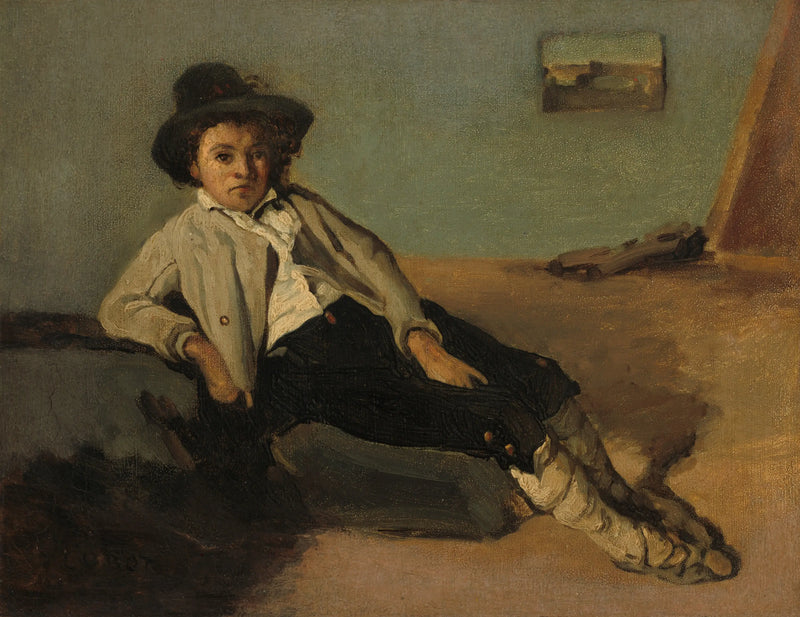 Junger italienischer Bauer - Jean-Baptiste Camille Corot