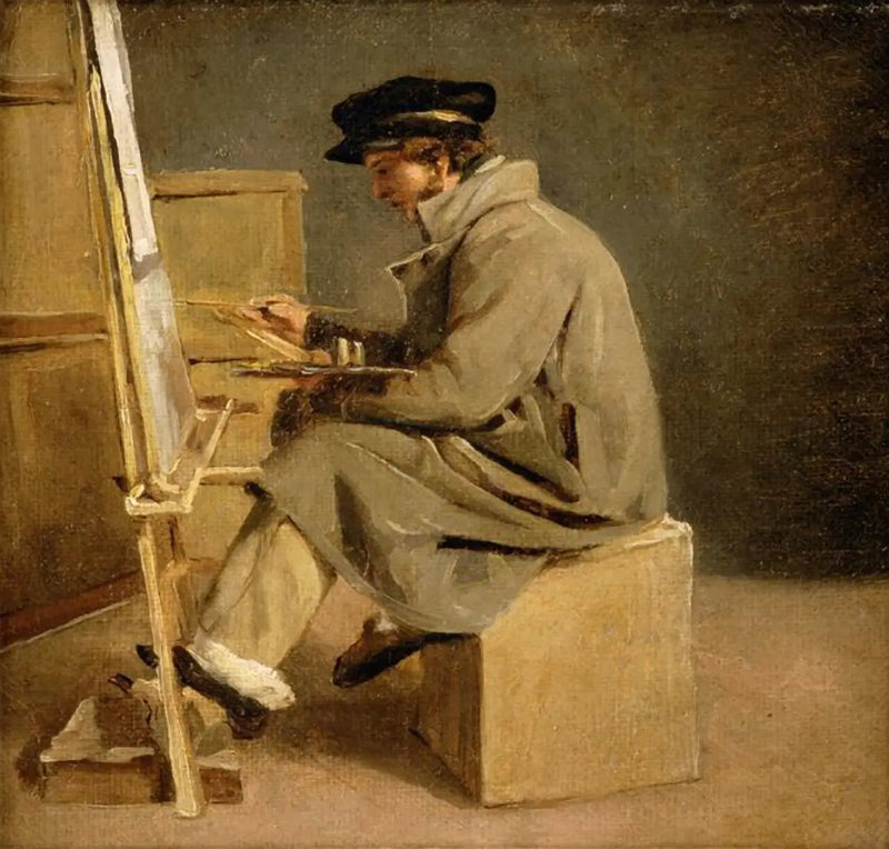 Junger Maler an seiner Staffelei - Théodore Géricault