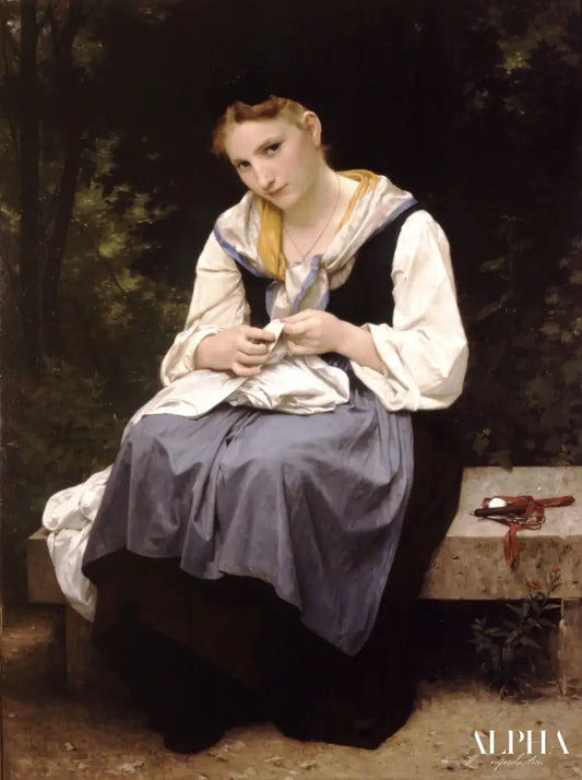 Jeune travailleur - William Bouguereau - Reproductions de tableaux et peintures haut de gamme