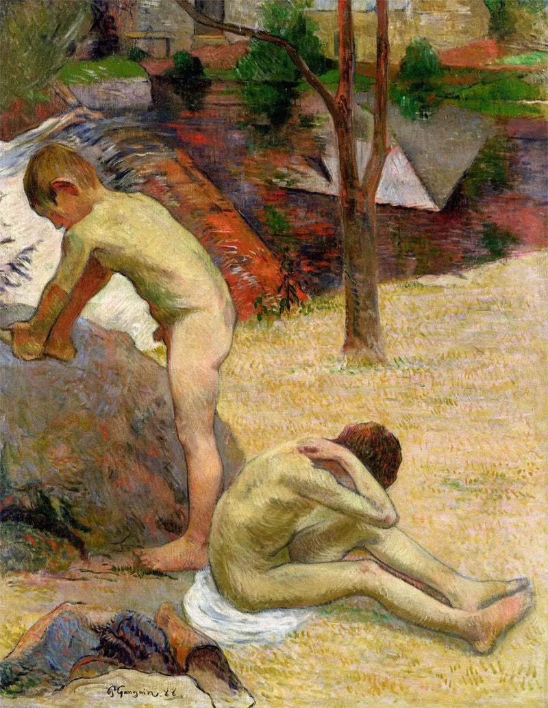 Junge bretonische Badegäste - Paul Gauguin